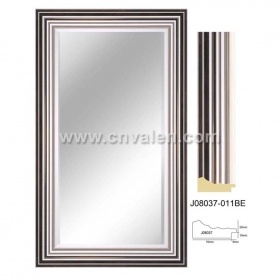 Miroirs encadrés en murs décoratifs en murs décoratifs à la mode moderne 